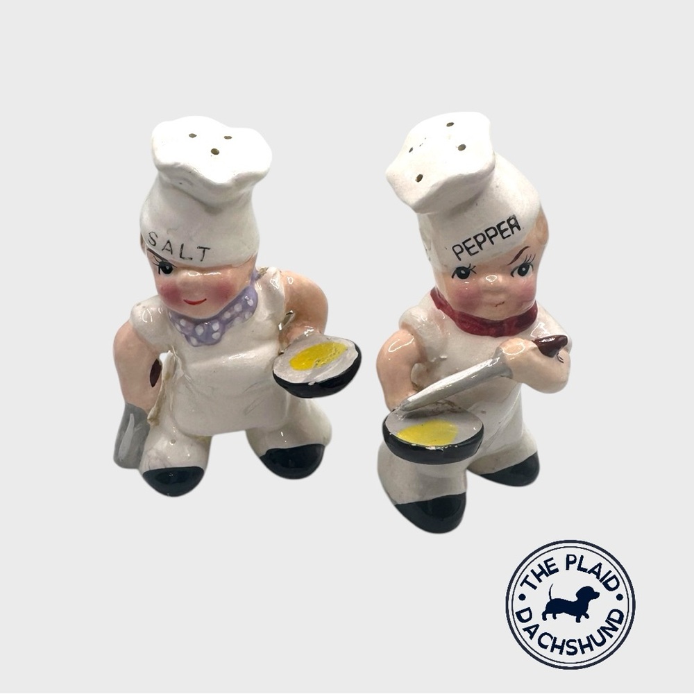 Vintage Quirky Chef Shakers